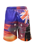 Load image into Gallery viewer, Adult UV Protective Sun Safe Shorts - Remembrance Anzac - Design Works Apparel - Create Your Vibe Outdoors sun protection