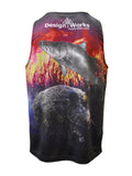 Load image into Gallery viewer, Adult UV Protective Tank Top Singlets - Cane boar Plus Size - Design Works Apparel - Create Your Vibe Outdoors sun protection