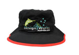 Load image into Gallery viewer, Bucket Hat - Black - Design Works Apparel - Create Your Vibe Outdoors sun protection