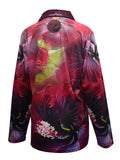 Load image into Gallery viewer, Hibiscus Adult Long Sleeve UV Protective Gardening Tropical Fishing Shirts - Design Works Apparel