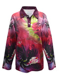 Load image into Gallery viewer, Hibiscus Adult Long Sleeve UV Protective Gardening Tropical Fishing Shirts - Design Works Apparel
