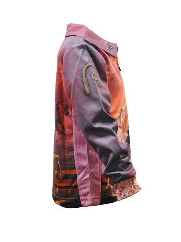 Kids Long Sleeve Camping Shirts - Brumby Dreaming - Design Works Apparel - Create Your Vibe Outdoors sun protection