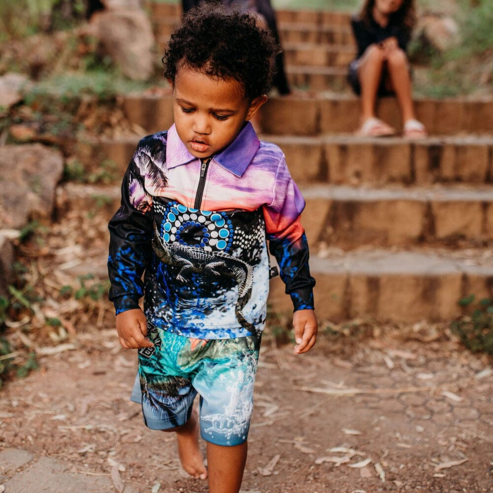 Kids L/S Cuffed Shirts - Mackerel Sky - Design Works Apparel – Design Works  Apparel - Create Your Vibe Outdoors