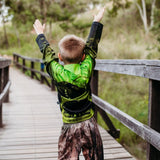 Load image into Gallery viewer, Kids Long Sleeve - Dark Glow - Design Works Apparel - Create Your Vibe Outdoors sun protection