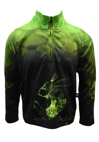 Kids Long Sleeve - Dark Glow - Design Works Apparel - Create Your Vibe Outdoors sun protection