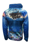 Load image into Gallery viewer, Kids Long Sleeve Fishing Hoodie - Wonky Hole - Design Works Apparel - Create Your Vibe Outdoors sun protection