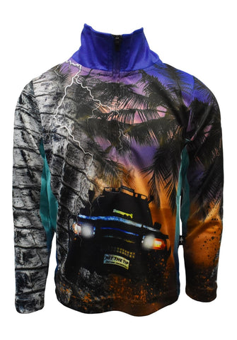 Kids Long Sleeve Fishing Shirt - Cape York, Hit The Tip - Design Works Apparel - Create Your Vibe Outdoors sun protection