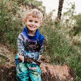 Load image into Gallery viewer, Kids Long Sleeve Fishing Shirt - Cape York, Hit The Tip - Design Works Apparel - Create Your Vibe Outdoors sun protection