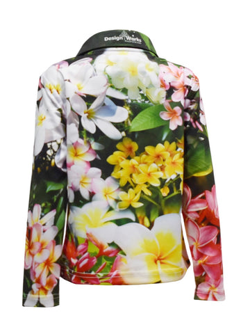 Kids Long Sleeve Fishing Shirts - Frangipani - Design Works Apparel - Create Your Vibe Outdoors sun protection