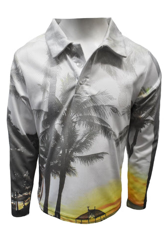Kids Long Sleeve - Pineapple Paradise - Design Works Apparel - Create Your Vibe Outdoors sun protection