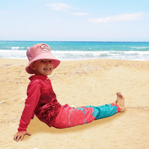 Kids Long Sleeve Sun Safe Shirts - Mermaids - Design Works Apparel - Create Your Vibe Outdoors sun protection