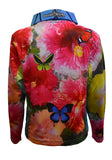 Load image into Gallery viewer, Kids Long Sleeve Tropical Shirts - Butterfly Garden - Design Works Apparel - Create Your Vibe Outdoors sun protection