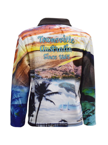 Kids Long Sleeve Tropical Shirts - Townsville - Design Works Apparel - Create Your Vibe Outdoors sun protection