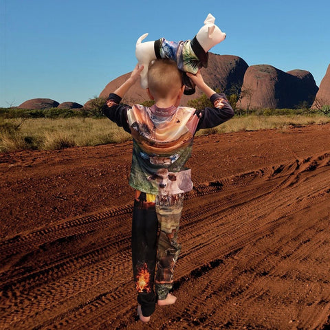 Kids Quick Dry Sun Safe Pants - Cattle - Design Works Apparel - Create Your Vibe Outdoors sun protection