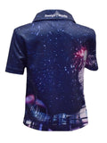 Load image into Gallery viewer, Kids Short Sleeve Fishing Shirts - Night Jetty - Design Works Apparel - Create Your Vibe Outdoors sun protection