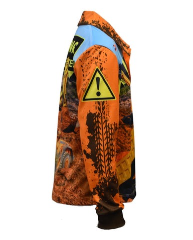 Kids Sun Shirts Long Sleeve - Construction - Design Works Apparel - Create Your Vibe Outdoors sun protection