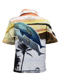 Load image into Gallery viewer, Kids UV Protective Fishing Shirt - Big Turtle - Design Works Apparel - Create Your Vibe Outdoors sun protection