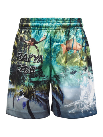 Kids UV Protective Fishing Shorts - Grab Ya Crab - Design Works Apparel - Create Your Vibe Outdoors sun protection