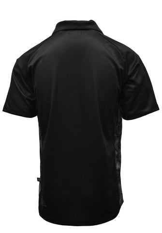 Sports Black Adult Short Sleeve UV Protective Golf Plain Fishing Shirt - Design Works Apparel