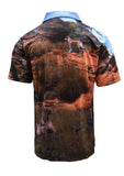 Load image into Gallery viewer, Sun Protective Short Sleeve Fun Shirt - Bilby - Design Works Apparel - Create Your Vibe Outdoors sun protection