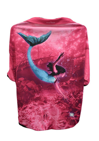 Sun Safe Dog Shirts - Mermaids - Design Works Apparel - Create Your Vibe Outdoors sun protection
