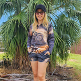 Load image into Gallery viewer, Sun Safe Footy Shorts - Dirt Bikes - Design Works Apparel - Create Your Vibe Outdoors sun protection