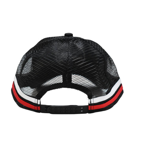 Trucker Hat - Black/White/Red - Design Works Apparel - Create Your Vibe Outdoors sun protection