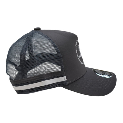 Trucker Hat - Dark Grey/White - Design Works Apparel - Create Your Vibe Outdoors sun protection