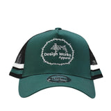 Load image into Gallery viewer, Trucker Hat - Forest Green/Black/White - Design Works Apparel - Create Your Vibe Outdoors sun protection