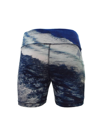 UV Protective Bike Shorts/ Short Leggings/ Tights/ Skins - Whitewater - Design Works Apparel