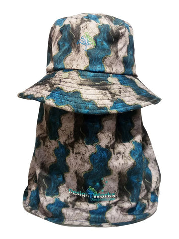 UV Protective Bucket Hat 360 Degree - Reef - Design Works Apparel - Create Your Vibe Outdoors sun protection