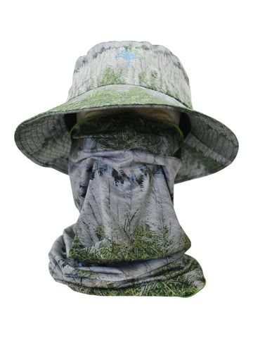 UV Protective Bucket Hat and Multi Scarf Set - Sugar Cane - Design Works Apparel - Create Your Vibe Outdoors sun protection