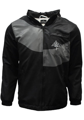 UV Protective Packaway Fishing Jacket - Black Wind - Design Works Apparel - Create Your Vibe Outdoors sun protection