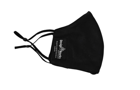 Wired Face Mask - Black - Design Works Apparel - Create Your Vibe Outdoors sun protection