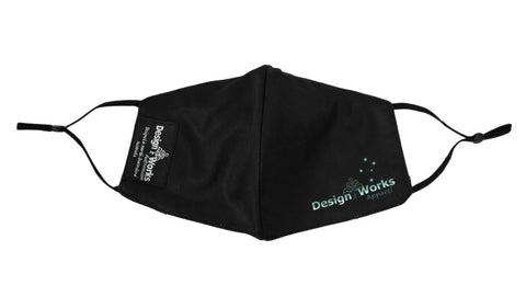 Wired Face Mask - Black - Design Works Apparel - Create Your Vibe Outdoors sun protection