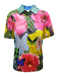 Load image into Gallery viewer, Women&#39;s Short Sleeve Gardening Shirts - Butterfly Garden - Design Works Apparel - Create Your Vibe Outdoors sun protection