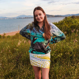 Load image into Gallery viewer, Wrap Skirt - Water Hole - Design Works Apparel - Create Your Vibe Outdoors sun protection
